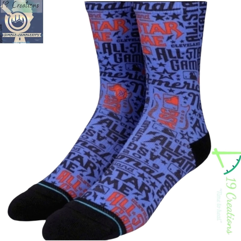 (NWT) Stance socks **MLB ASG Cleveland 2019**- Medium